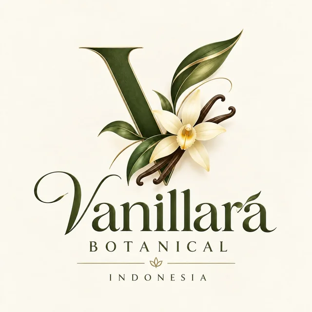 Vanillara Botanical Indonesia original logo